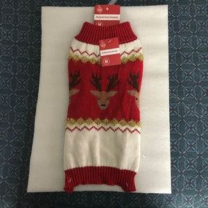 Pet Central Festival Dog Sweater NEW Size M-14”/35.56cm